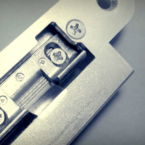 Electric strike mounting plates