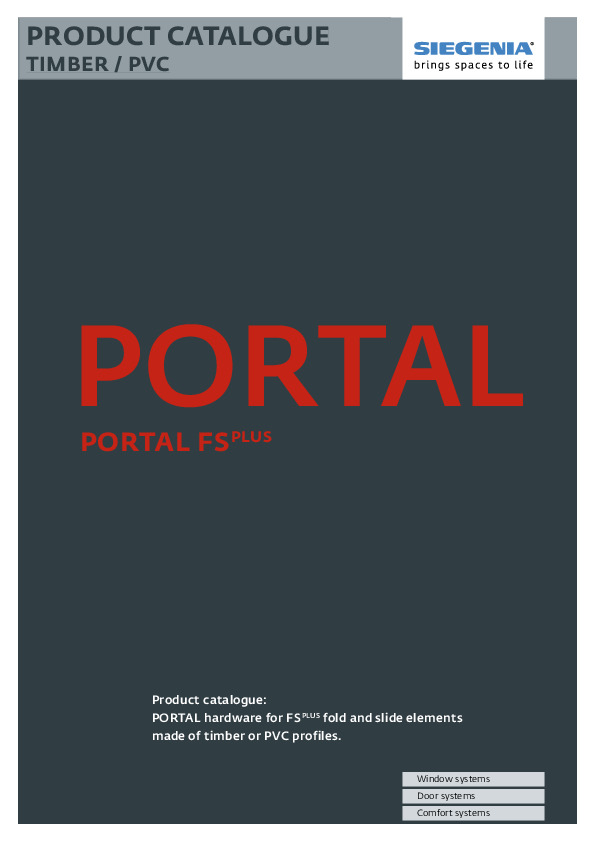 PORTAL FS PLUS - hardware catalogue