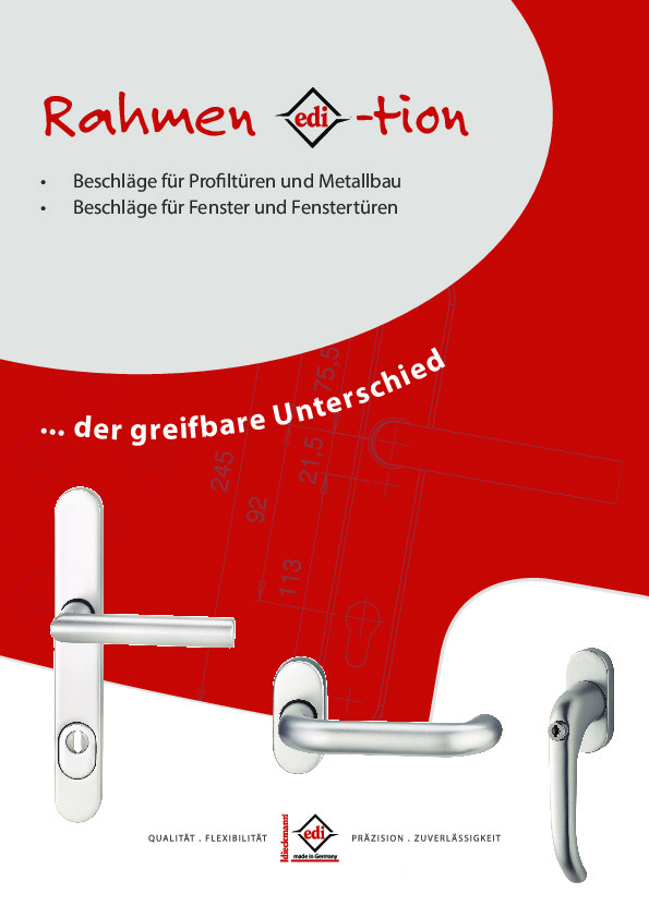 DIECKMANN catalog - handles for framed doors