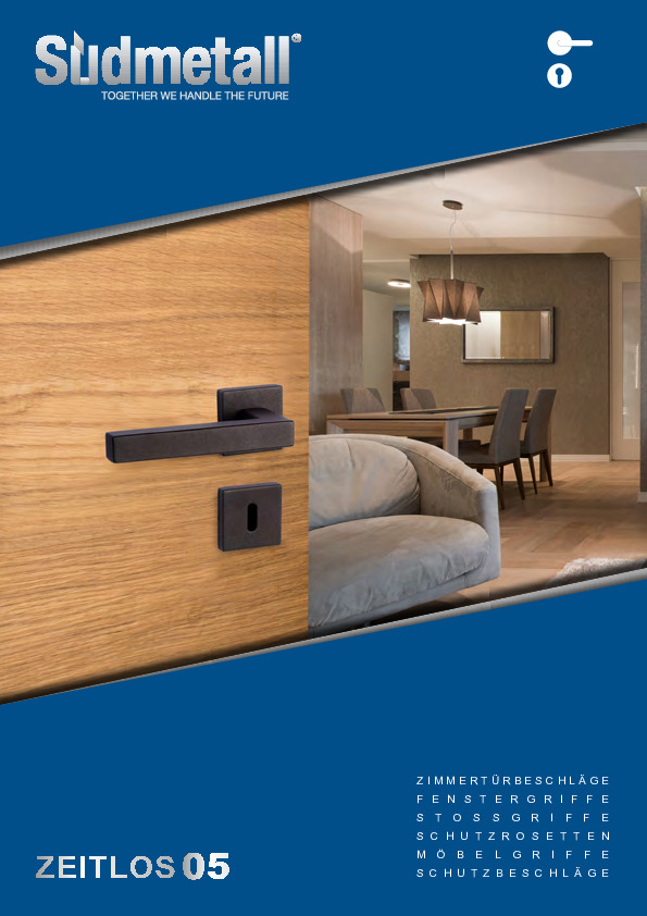 SÜDMETALL Zeitlos - door and window hardware in black finish 2024 