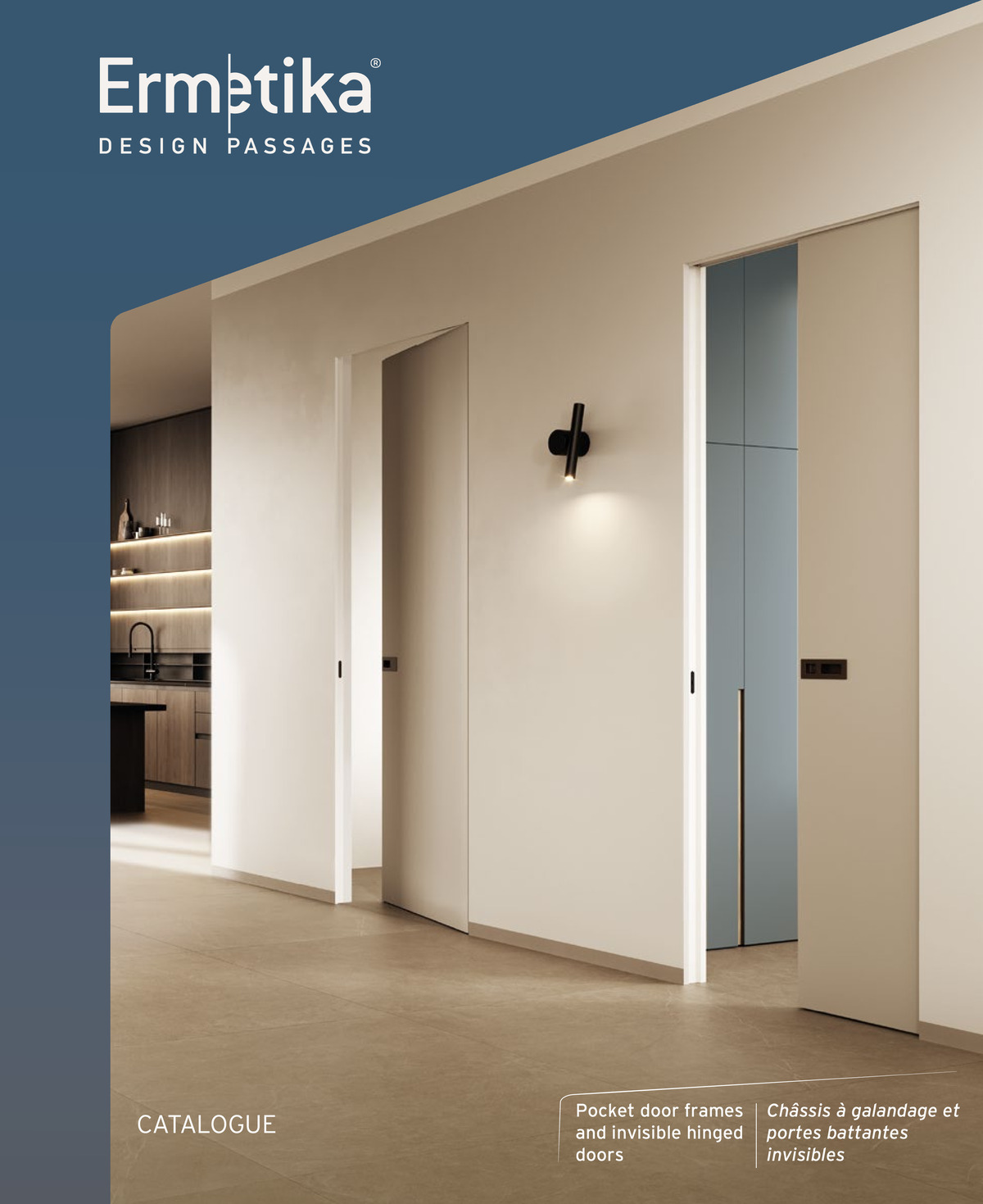ERMETIKA - Pocket door frames and invisible hinged doors
