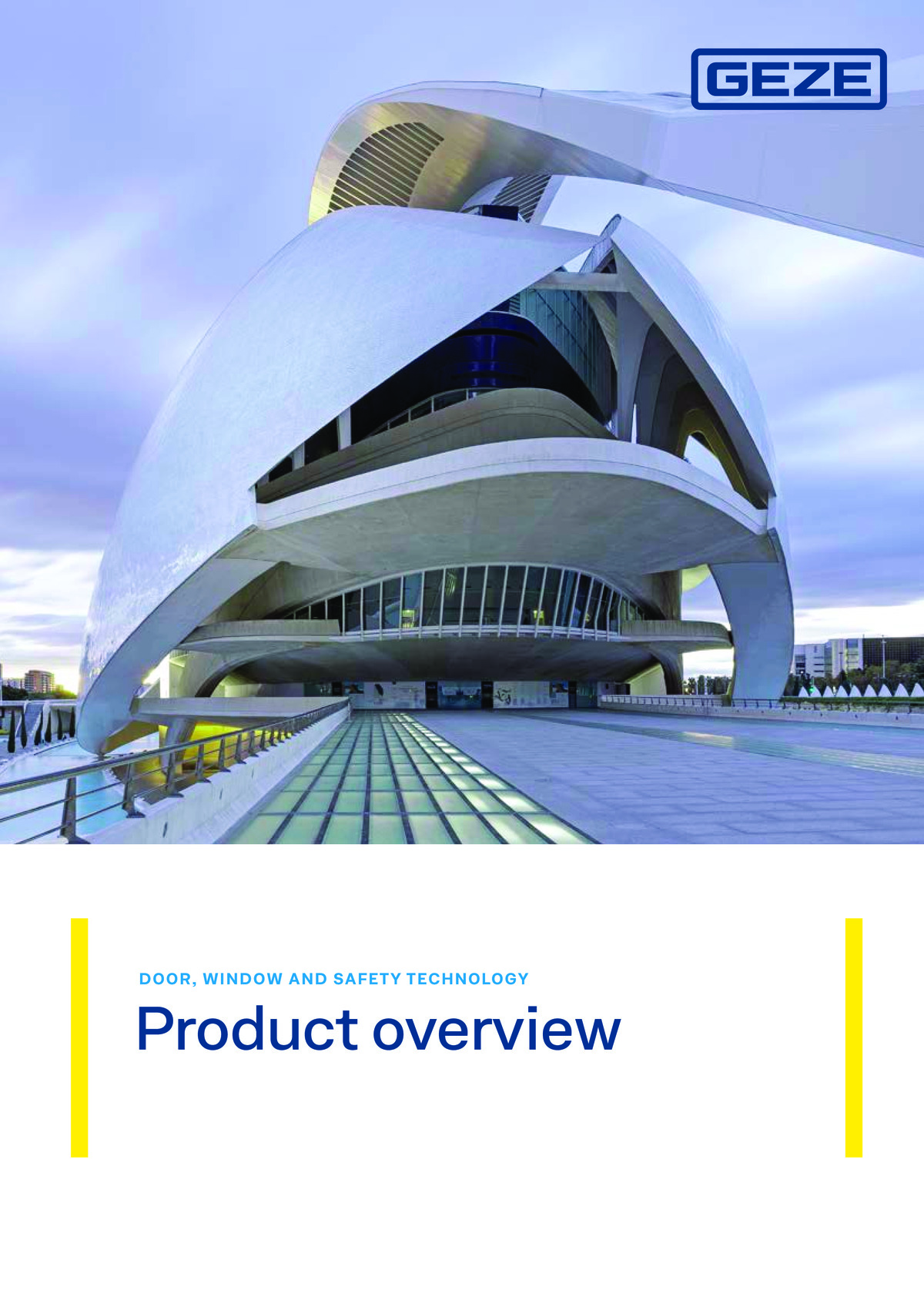 GEZE Product brochure (EN)