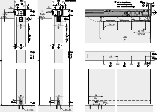 HAWA PORTA 60/100 HMD - installation examples