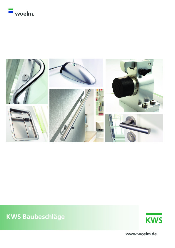 KWS catalog - part 1. Building fittings