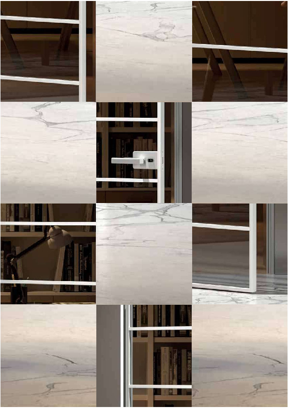 Swing aluminum frame door designs - brochure