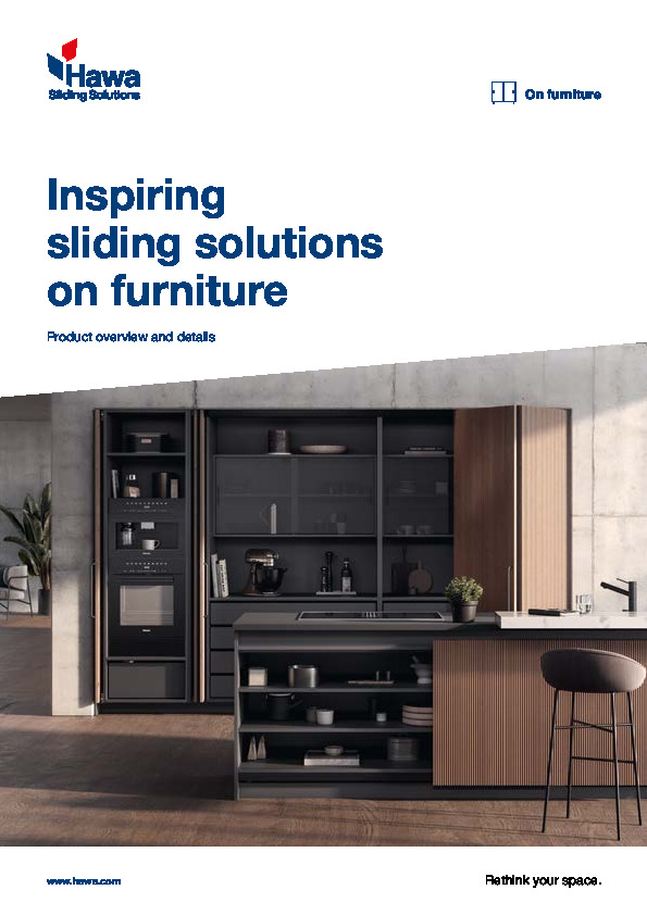 HAWA sliding solutions  on furniture - part 1(Clipo, Combino)