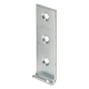 Locking hook, straight, 17x15x2, galvanised