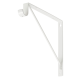 Bracket with hook, 260x300, white