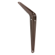 Sheet steel bracket, 200x250, brown