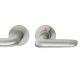FSB 16 1291 AFL handle/round rose set with built-in WC turn, pure aluminium 013