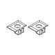 DIVIDO 80 track end piece for 042.3089, plastic grey, 2 pcs