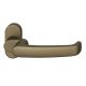 FSB 06 1045 cranked handle for framed fireproof emergency door on oval rose, medium dark bronze S5