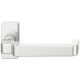 Framed door handle 06 1134, without spindle, on square rose, □ 8 mm, aluminium F1