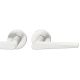 Handle set on round roses BAC, door thickness 39-58 mm, aluminium F1