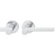 Handle set on round roses BAC, door thickness 39-58 mm, stainless steel matt