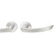 Handle set on round roses BAC, door thickness 39-58 mm, aluminium F1