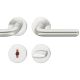 RaRankenos rinkinys ant apvalių rozečių WC, durų storis 39-58 mm, aliuminis F1