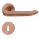 Handle set on round roses BB, bronze