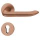 Handle set on round roses PZ, bronze