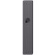 Long backplate FSB 14 1410 ASL BAC aluminium black S8 textured matt
