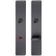 Long backplate FSB 14 1410 ASL WC/78, aluminium black S8 textured matt