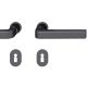 Plug-in handle set BB, alu S8 black
