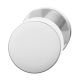 2329 door knob, one-sided fastening, stainless steel mirror finish