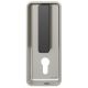 Sliding door handle PZ, rectangular, aluminium F1/S8