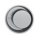Sliding door handle, round, stainless steel, LEFT