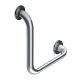 Angled rail 90° for bathrooms, 300x300x36/22mm, matt stainless steel, right