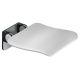 Tip-up shower seat 400x400mm, grey RAL7047