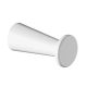 Bathrobe hook A100, 80mm, white RAL9016