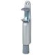 Doorstop, steel varnished in silver tone