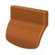 Balcony door handle, clay brown RAL 8003