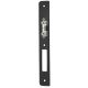 15-530E adjustable strike plate, black RAL 9005, left