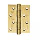 Universal hinge, 75x100, stainless steel in gold tone