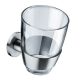 Cup and holder, screw-in, stainless steel