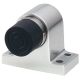 Floor mounted door stop for screw fixing, body: aluminium anodised F1 silver / cylinder: stainless steel