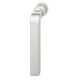 Window handle FSB 1004 with round plug-in rose, alum. F1