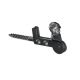 Screw-in shutter stopper, with catch, 165 mm, black