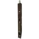 Flush bolt 20x16x400 mm, patine brown