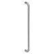 Pull handle with fastening, Ø30x 600 mm, stainless steel