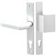 312 Framed door security set handle/plate, PZ 92mm, door thickness 68mm, alum.F12