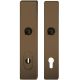 73 7376 ASL S2-ZA security backplate, PZ/72/8mm, medium dark bronze S5