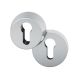 Security rose 14mm + strike rose 1735, stainless steel