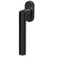 Window handle RONNY, 35 mm spindle, matt black