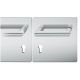 FSB 79 1016 1486 handle/backplate set, PZ 72mm, for fireproof emergency doors, stainless steel