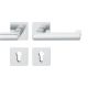 FSB 79 1031 rankenų komplektas su PZ kvadratinėmis rozetėmis priešgaisrinėms avarinėms durims, nerūdijančio plieno