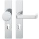 FSB 79 1134 door knob set with backplates for fireproof emergency doors, PZ 72mm, stainless steel,RIGHT