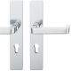 FSB 79 1134 handle set with backplates for fireproof emergency doors, PZ 72mm, stainless steel,RIGHT